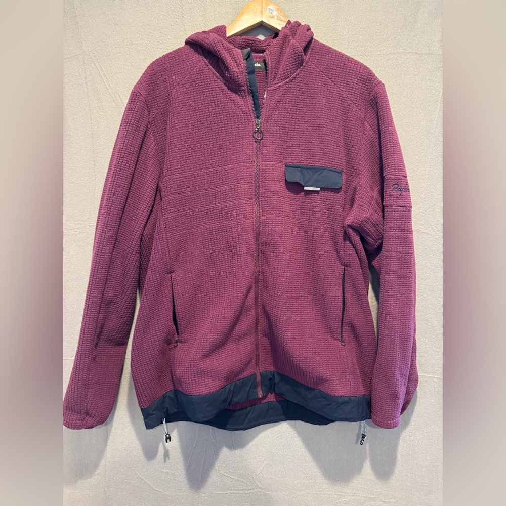 Rapha Explore Burgundy and Black Jacket